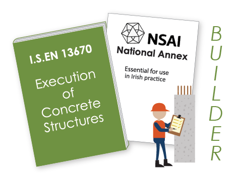 I.S. EN 13670 Execution of concrete structures book graphic